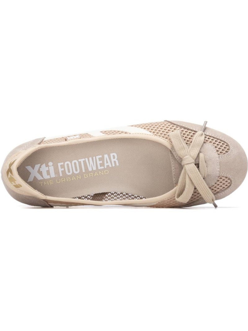 Bailarina Diario Mujer Suela Plana - Xti Beige - Kiabi