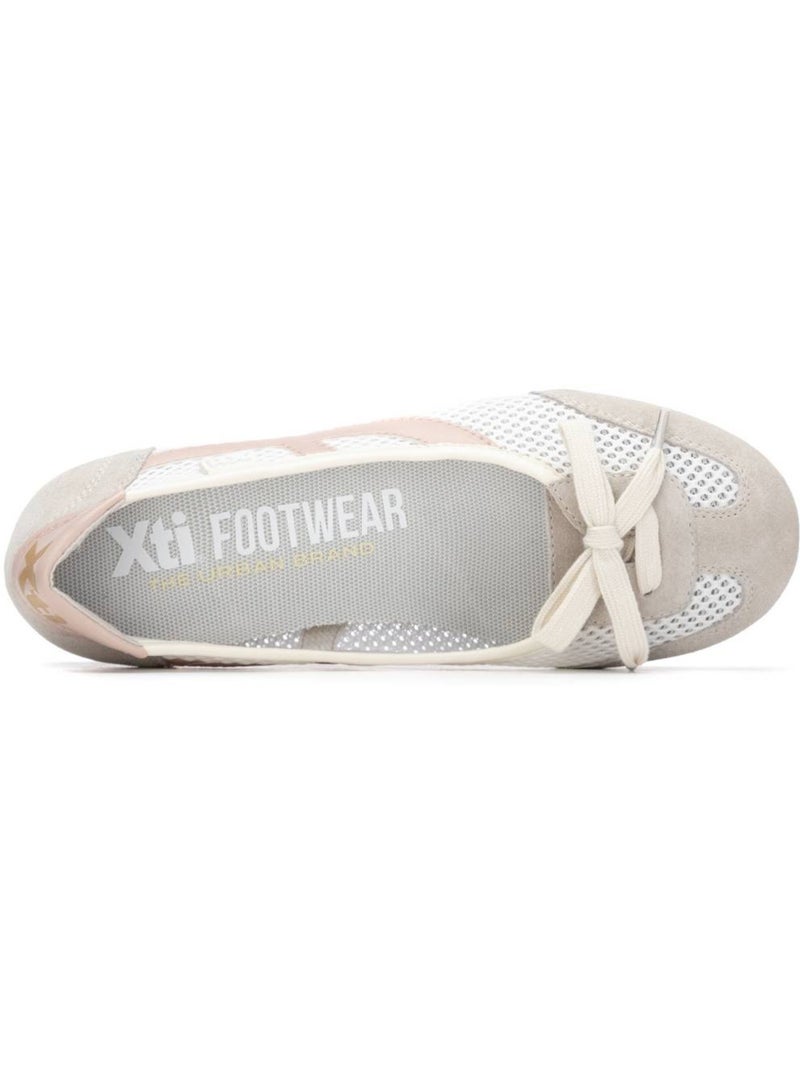 Bailarina Diario Mujer Suela Plana - Xti Gris perla - Kiabi