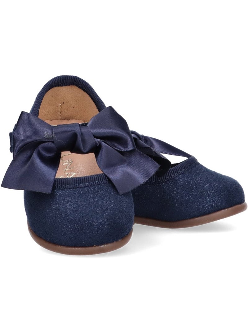 Bailarina Diario Niña Suela Plana - Luna Collection Azul marino - Kiabi