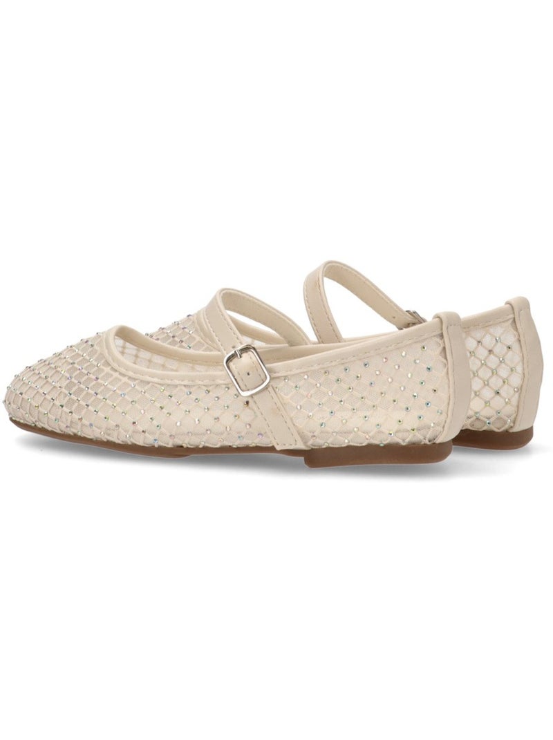 Bailarina Diario Niña Suela Plana - Luna Kids Beige - Kiabi