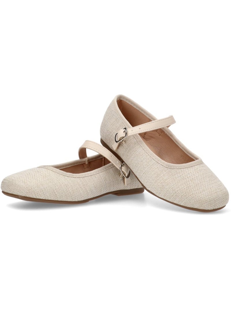Bailarina Diario Niña Suela Plana - Luna Kids Beige - Kiabi