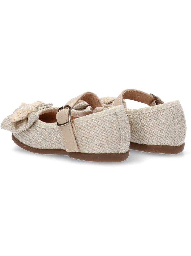 Bailarina Diario Niña Suela Plana - Luna Kids Beige - Kiabi