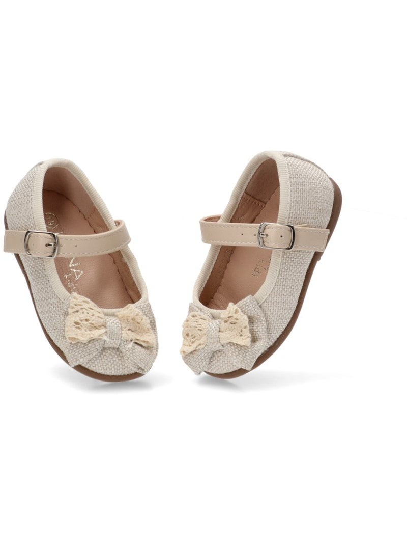Bailarina Diario Niña Suela Plana - Luna Kids Beige - Kiabi