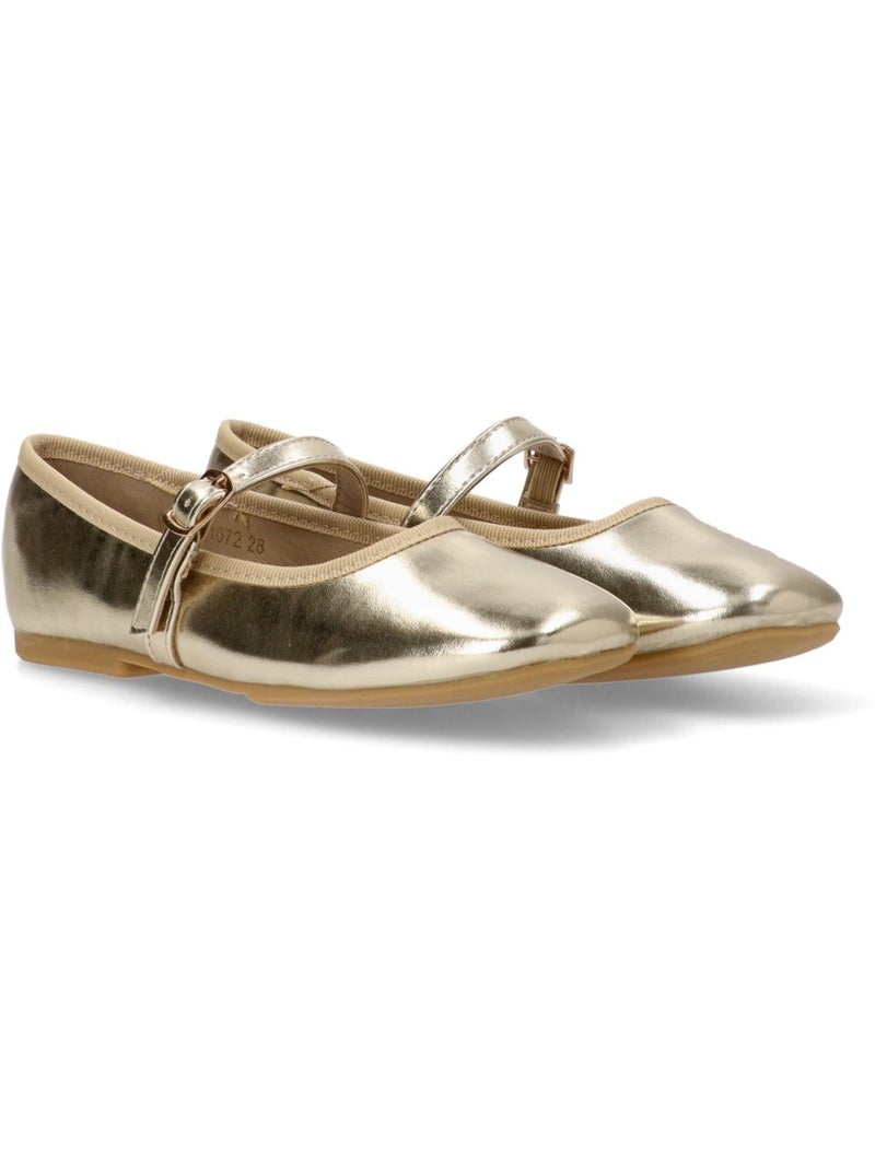 Bailarina Diario Niña Suela Plana - Luna Kids Beige/Blanco perlado/Platino - Kiabi