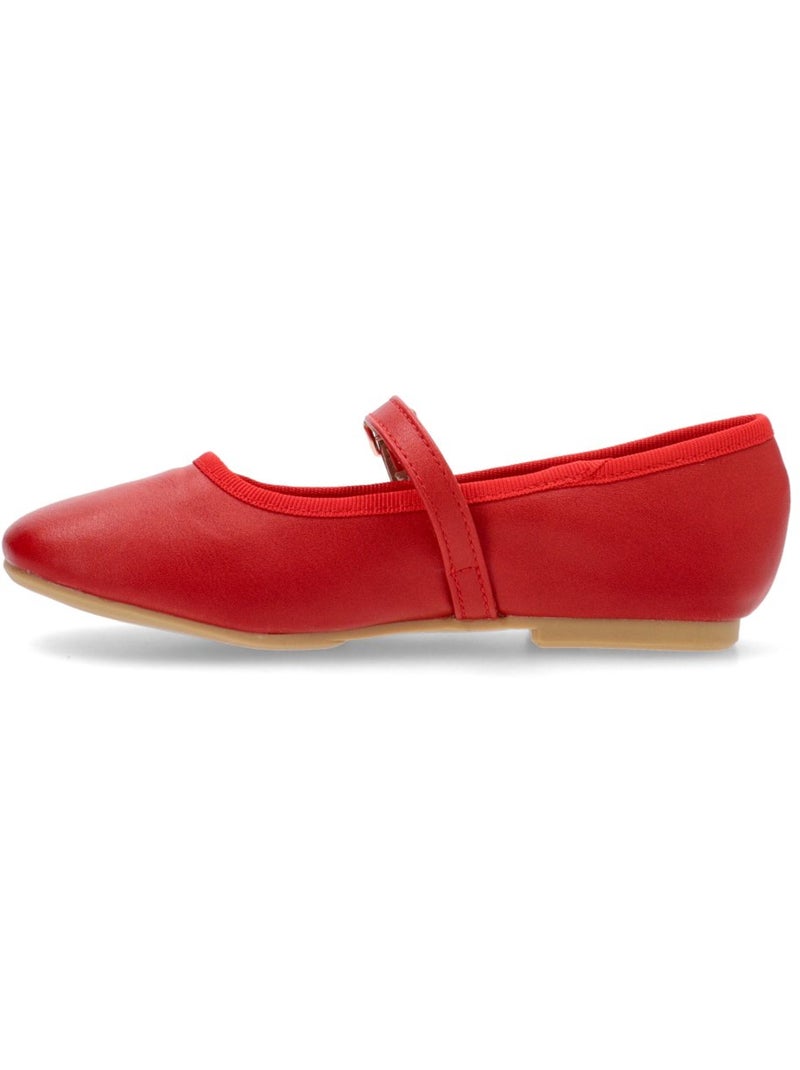 Bailarina Diario Niña Suela Plana - Luna Kids Rojo - Kiabi