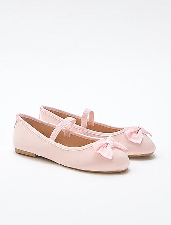 Bailarina plana lisa con lazo