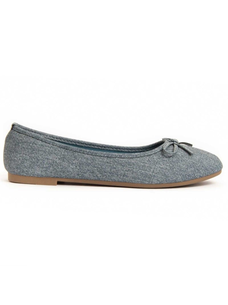 Bailarina Plano Sintetico Montevita Azul - Kiabi