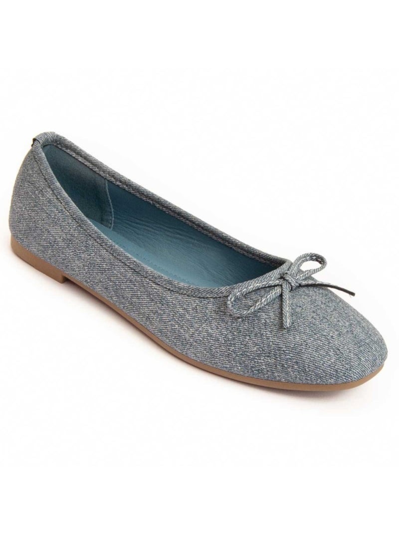 Bailarina Plano Sintetico Montevita Azul - Kiabi