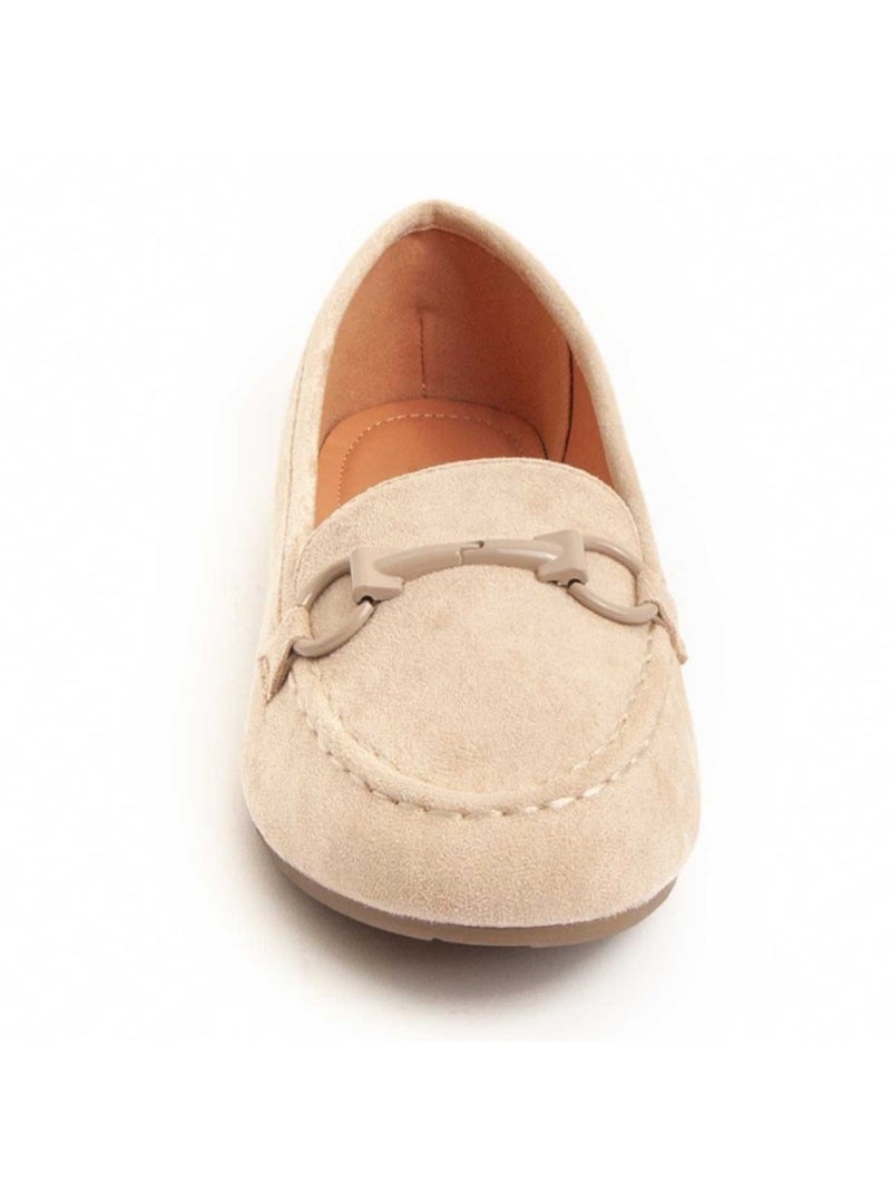 Bailarina Plano Sintetico Montevita Beige - Kiabi