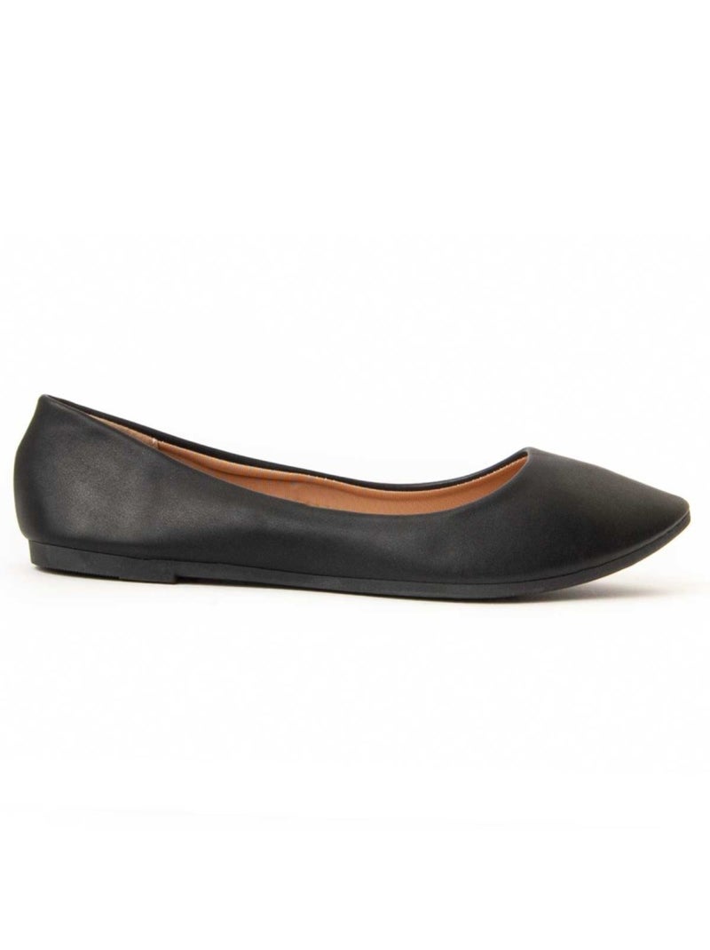 Bailarina Plano Sintetico Montevita Negro - Kiabi