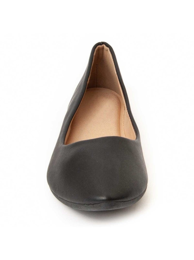 Bailarina Plano Sintetico Montevita Negro - Kiabi