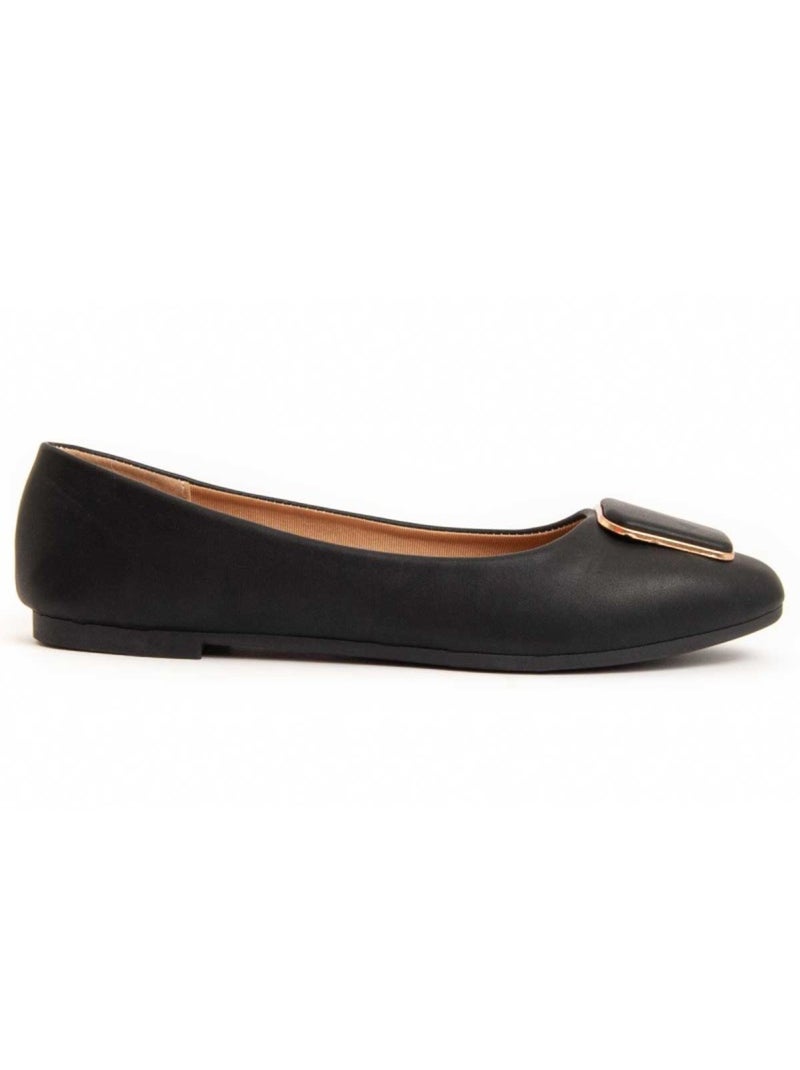 Bailarina Plano Sintetico Montevita Negro - Kiabi