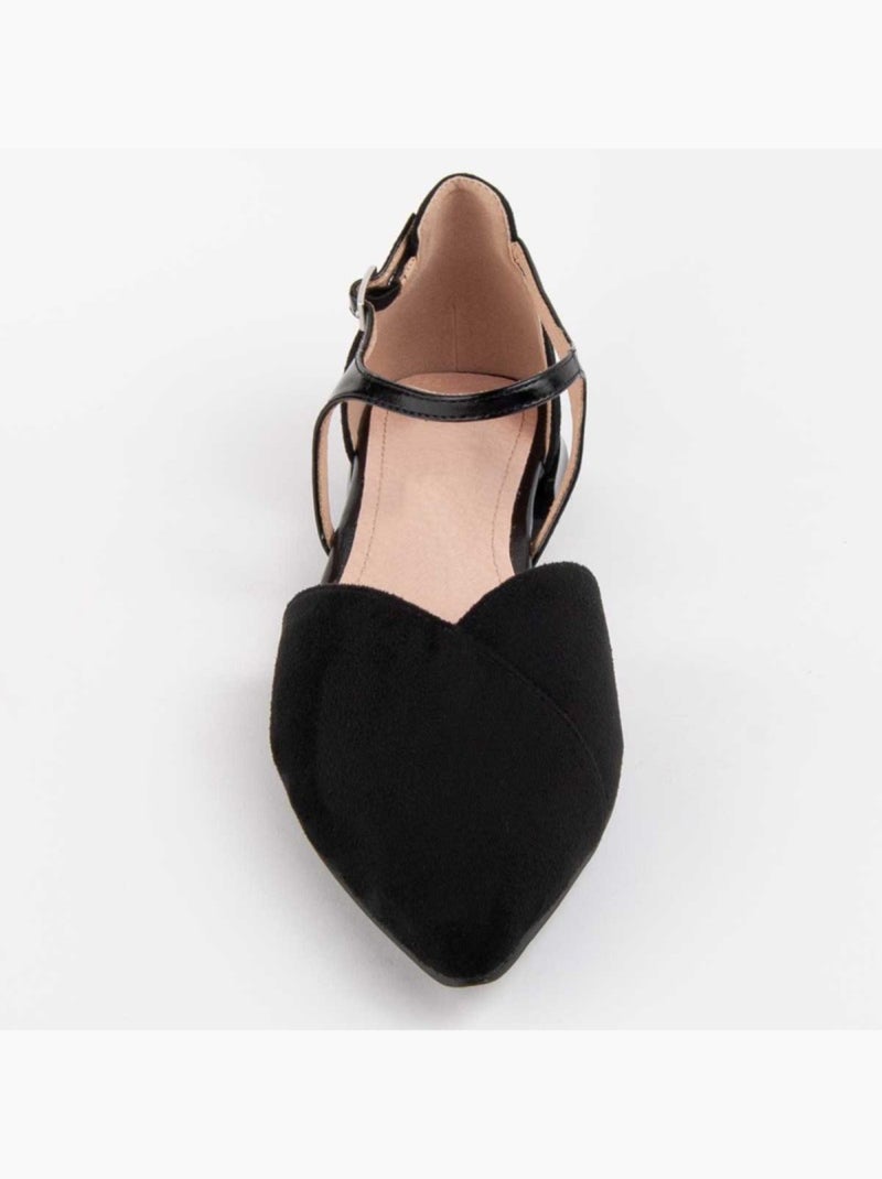 Bailarina Plano Sintetico Montevita Negro - Kiabi