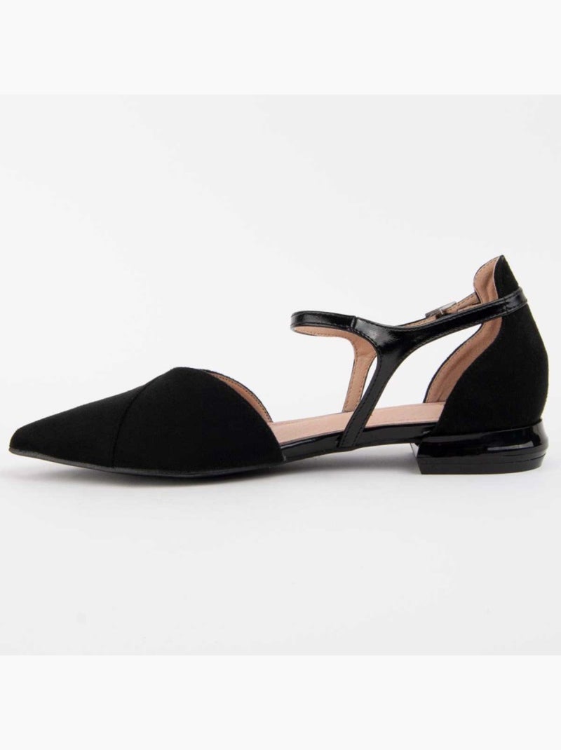Bailarina Plano Sintetico Montevita Negro - Kiabi