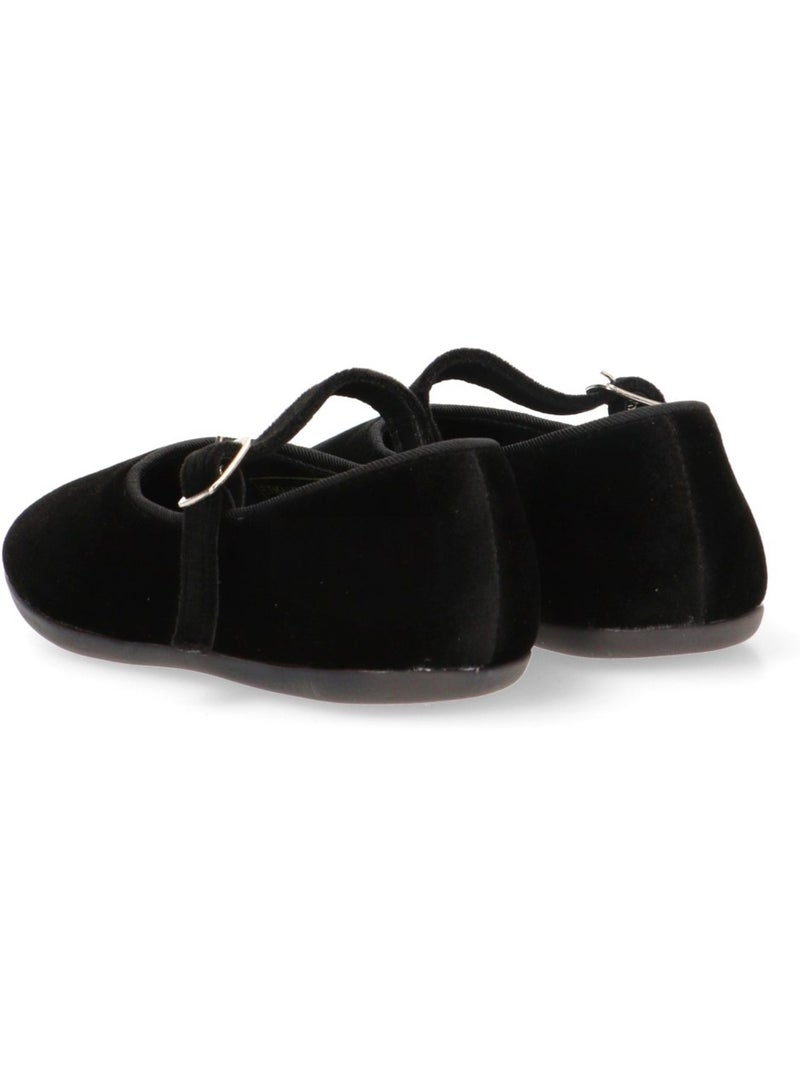 Bailarina respetuoso/barefoot niña suela plana - etika Negro - Kiabi