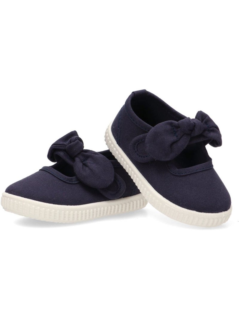 Bailarina Respetuoso/barefoot Niña Suela Plana - Luna Kids Azul marino - Kiabi