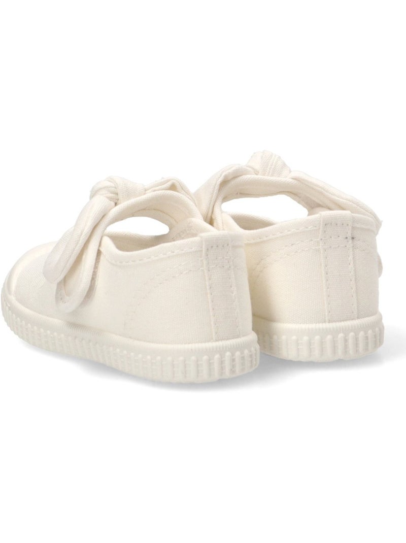 Bailarina Respetuoso/barefoot Niña Suela Plana - Luna Kids Blanco - Kiabi
