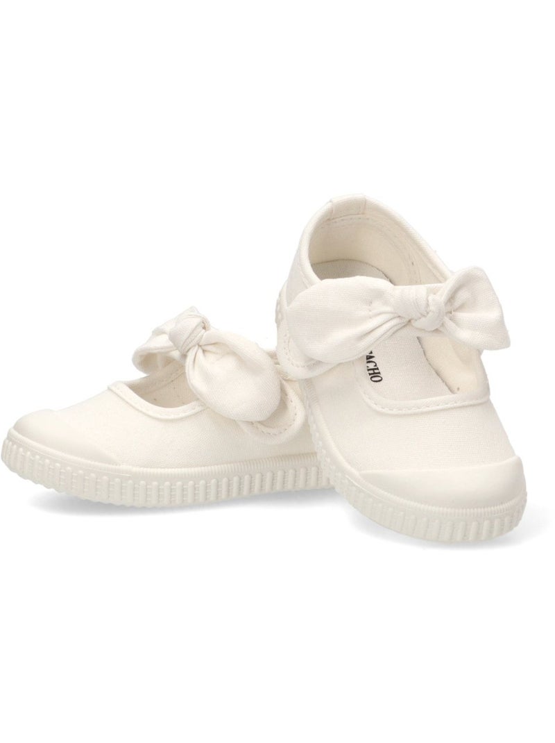 Bailarina Respetuoso/barefoot Niña Suela Plana - Luna Kids Blanco - Kiabi