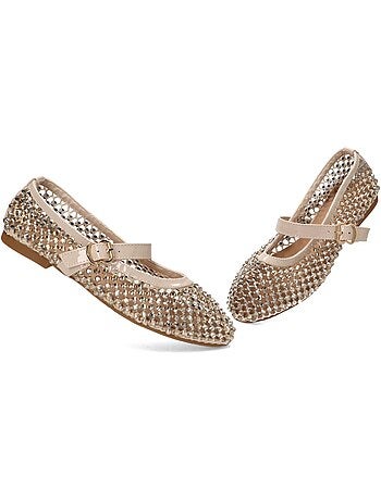 Bailarina weekend mujer suela plana - ideal shoes