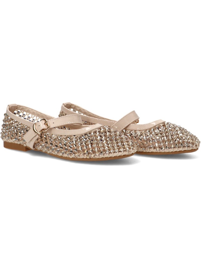 Bailarina weekend mujer suela plana - ideal shoes Beige - Kiabi