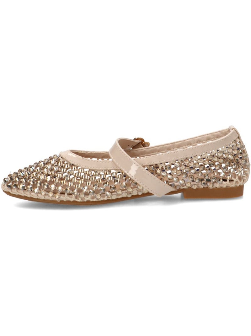 Bailarina weekend mujer suela plana - ideal shoes Beige - Kiabi