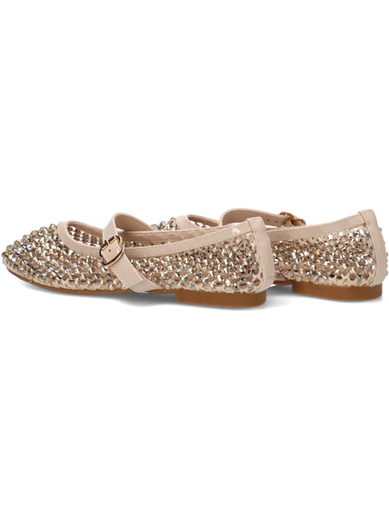 Bailarina weekend mujer suela plana - ideal shoes Beige - Kiabi