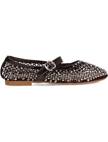 Bailarina weekend mujer suela plana - ideal shoes