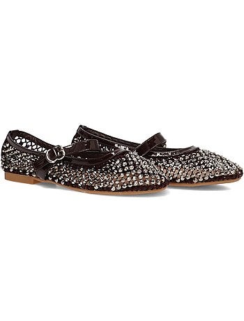 Bailarina weekend mujer suela plana - ideal shoes
