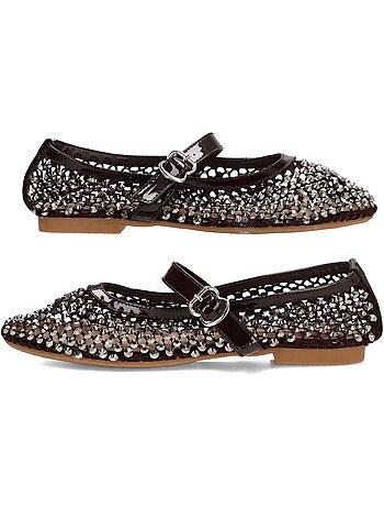 Bailarina weekend mujer suela plana - ideal shoes