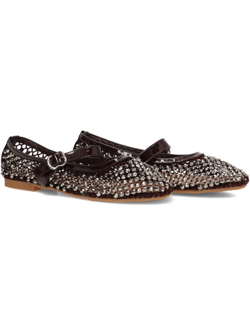 Bailarina weekend mujer suela plana - ideal shoes Marrón - Kiabi