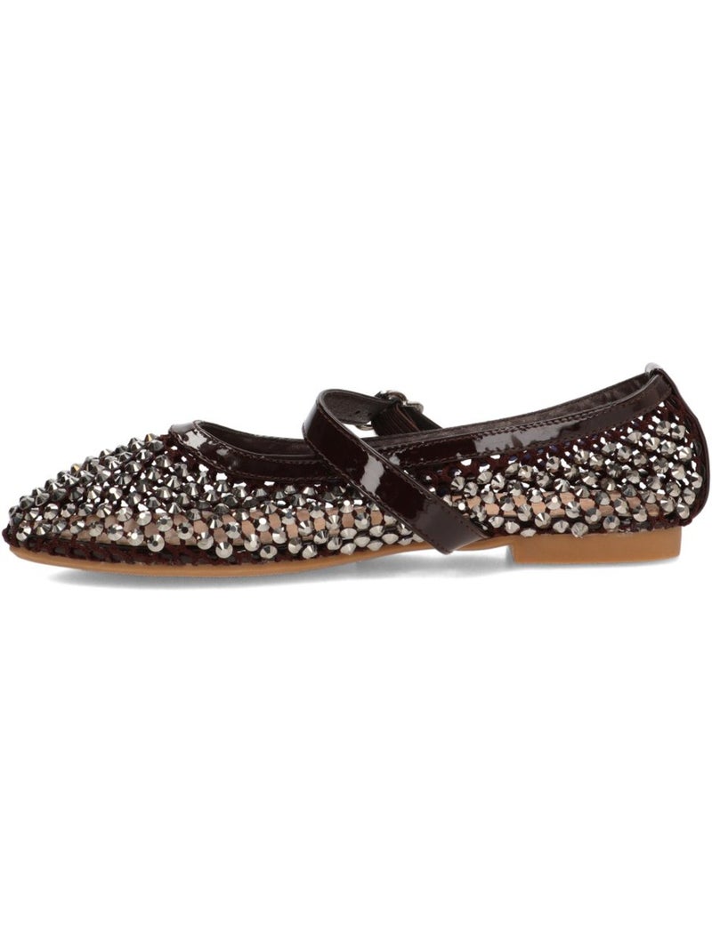 Bailarina weekend mujer suela plana - ideal shoes Marrón - Kiabi