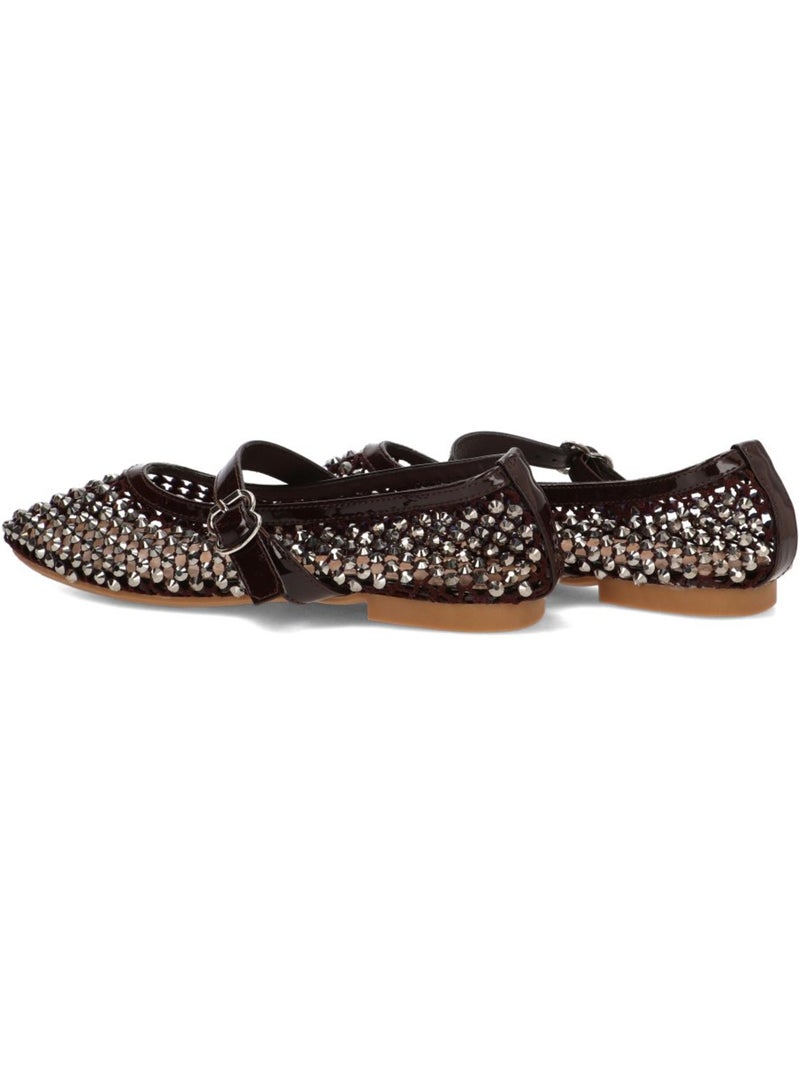 Bailarina weekend mujer suela plana - ideal shoes Marrón - Kiabi
