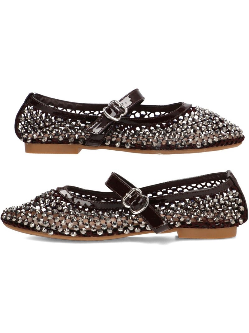 Bailarina weekend mujer suela plana - ideal shoes Marrón - Kiabi