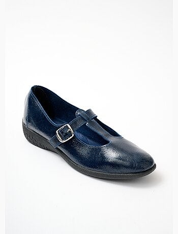 Bailarinas charol confort ancho piel - Afibel
