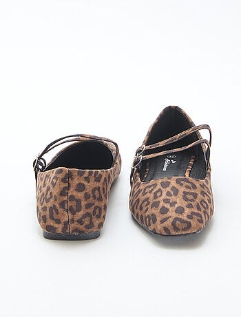 Bailarinas charol leopardo