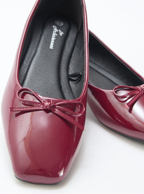 Bailarinas charol lisas - Kiabi