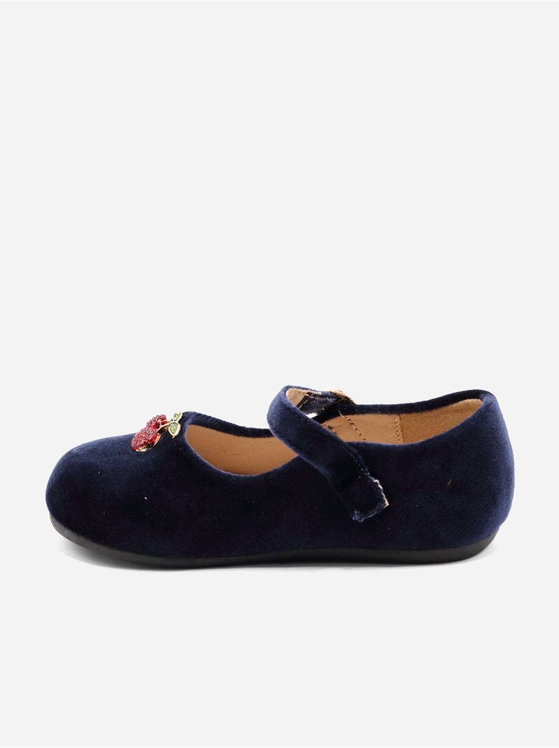 Bailarinas con motivos decorativos Azul oscuro - Kiabi