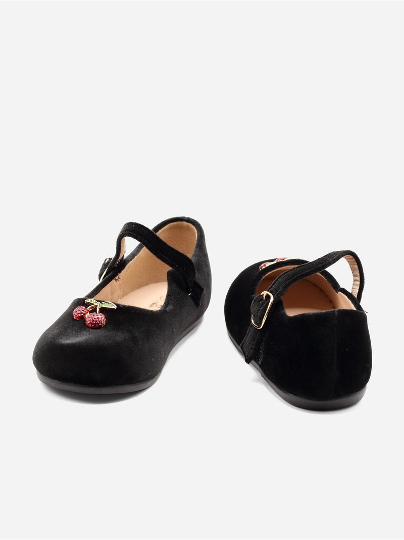 Bailarinas con motivos decorativos Negro - Kiabi