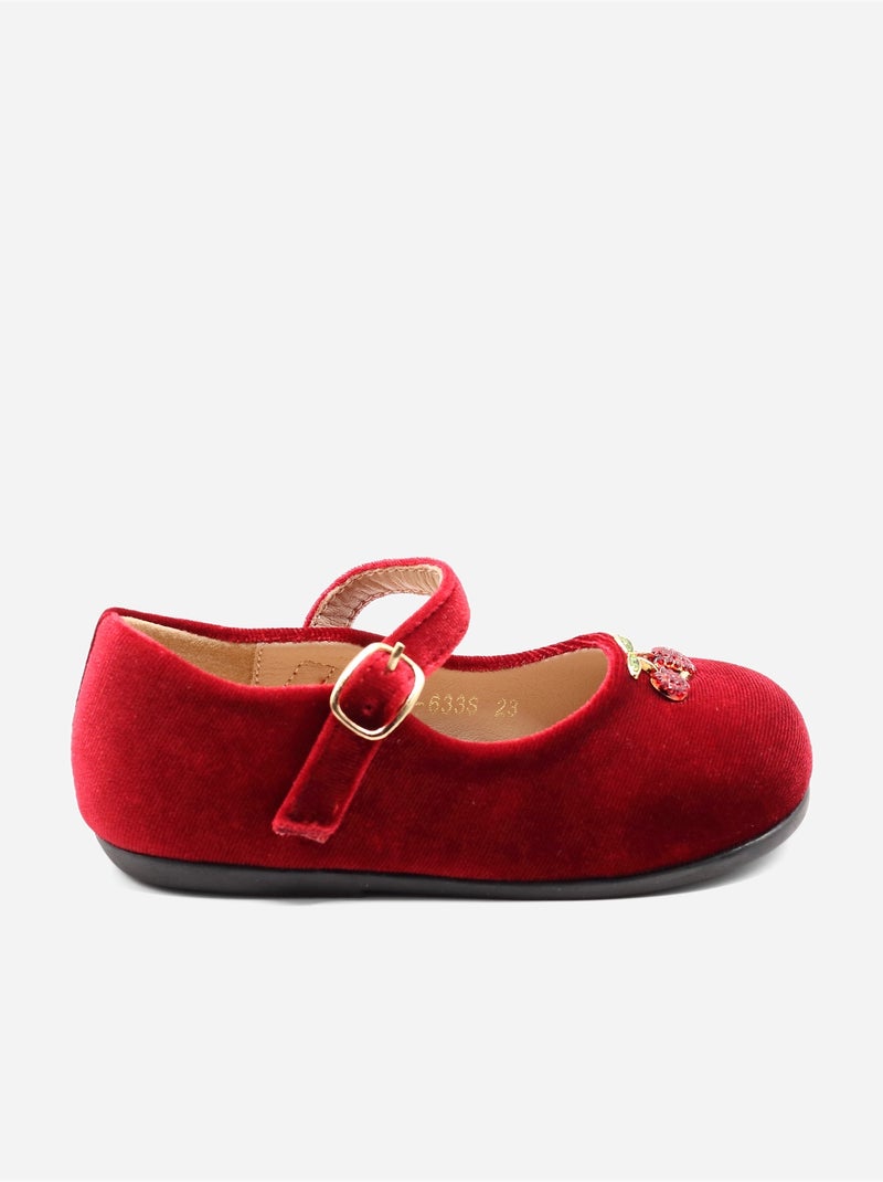 Bailarinas con motivos decorativos Rojo - Kiabi