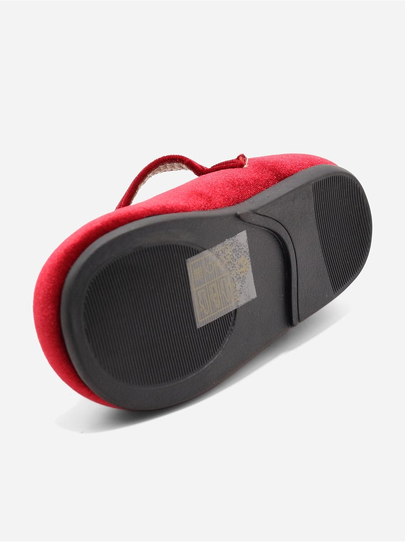 Bailarinas con motivos decorativos Rojo - Kiabi