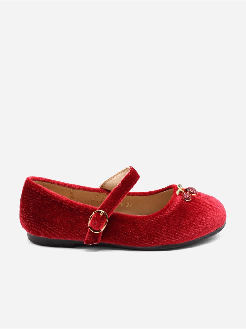 Bailarinas con motivos decorativos Rojo - Kiabi