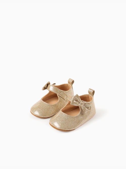 Bailarinas con purpurina y lazo - Kiabi
