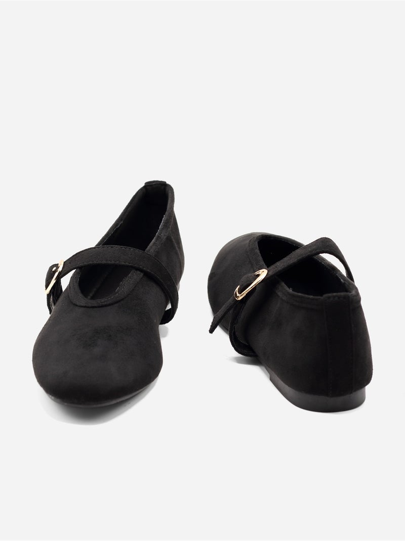 Bailarinas con tiras Negro - Kiabi