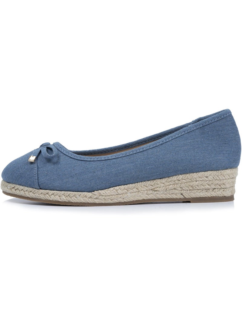 Bailarinas con un tacón de 4 cm, muy cómodo Azul Azul - Kiabi