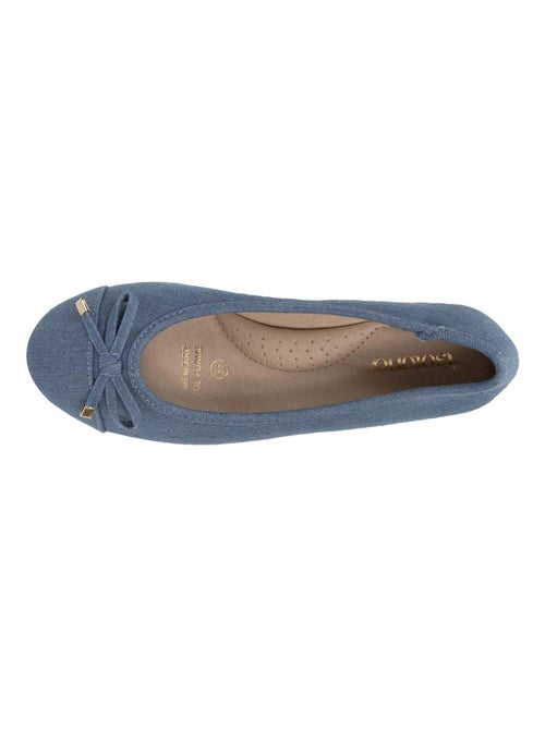 Bailarinas con un tacón de 4 cm, muy cómodo  Isotoner - Kiabi