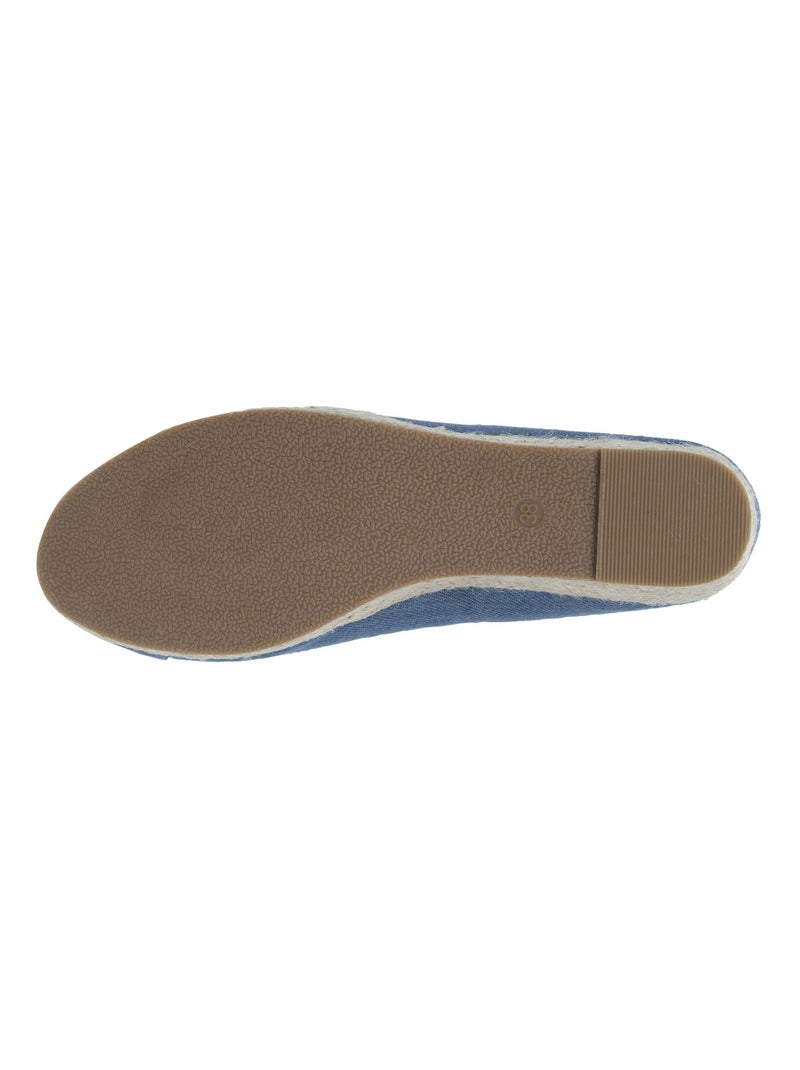 Bailarinas con un tacón de 4 cm, muy cómodo  Isotoner Azul Azul - Kiabi