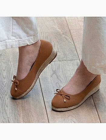 Bailarinas con un tacón de 4 cm, muy cómodo Isotoner