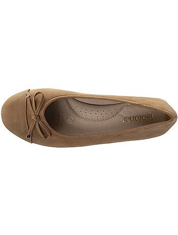 Bailarinas con un tacón de 4 cm, muy cómodo Isotoner