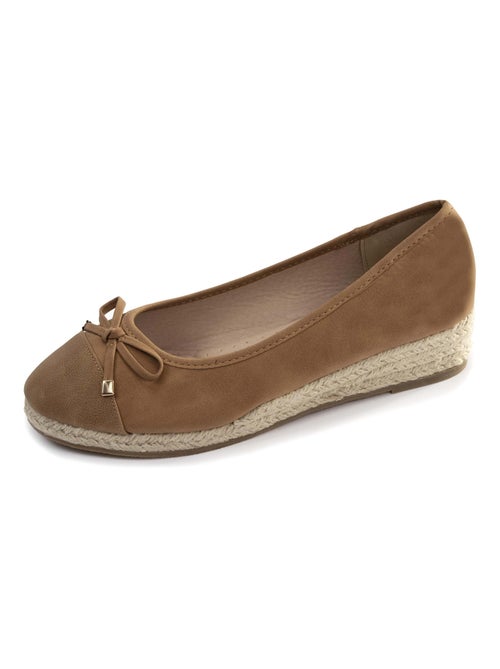 Bailarinas con un tacón de 4 cm, muy cómodo  Isotoner - Kiabi