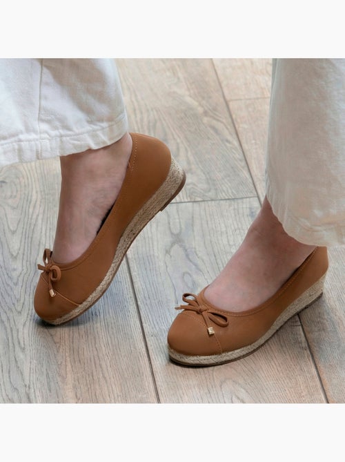 Bailarinas con un tacón de 4 cm, muy cómodo  Isotoner - Kiabi